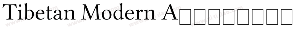 Tibetan Modern A手机版字体转换